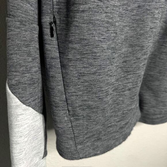Puma Womens Charcoal Colorblock Solid DRY-CELL Hooded Sweatshirt Sz Medium - Picture 6 of 16